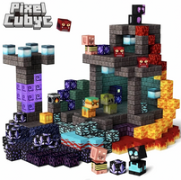 PixelCubyc Magnetic Building Blocks