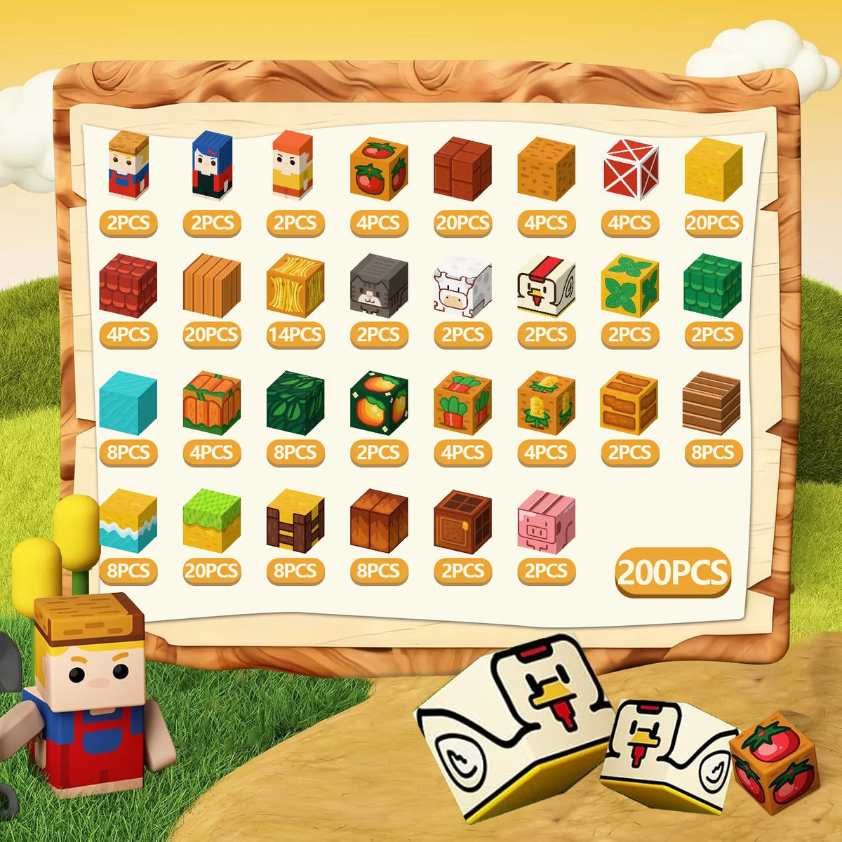 PixelCubyc Magnetic Building Blocks