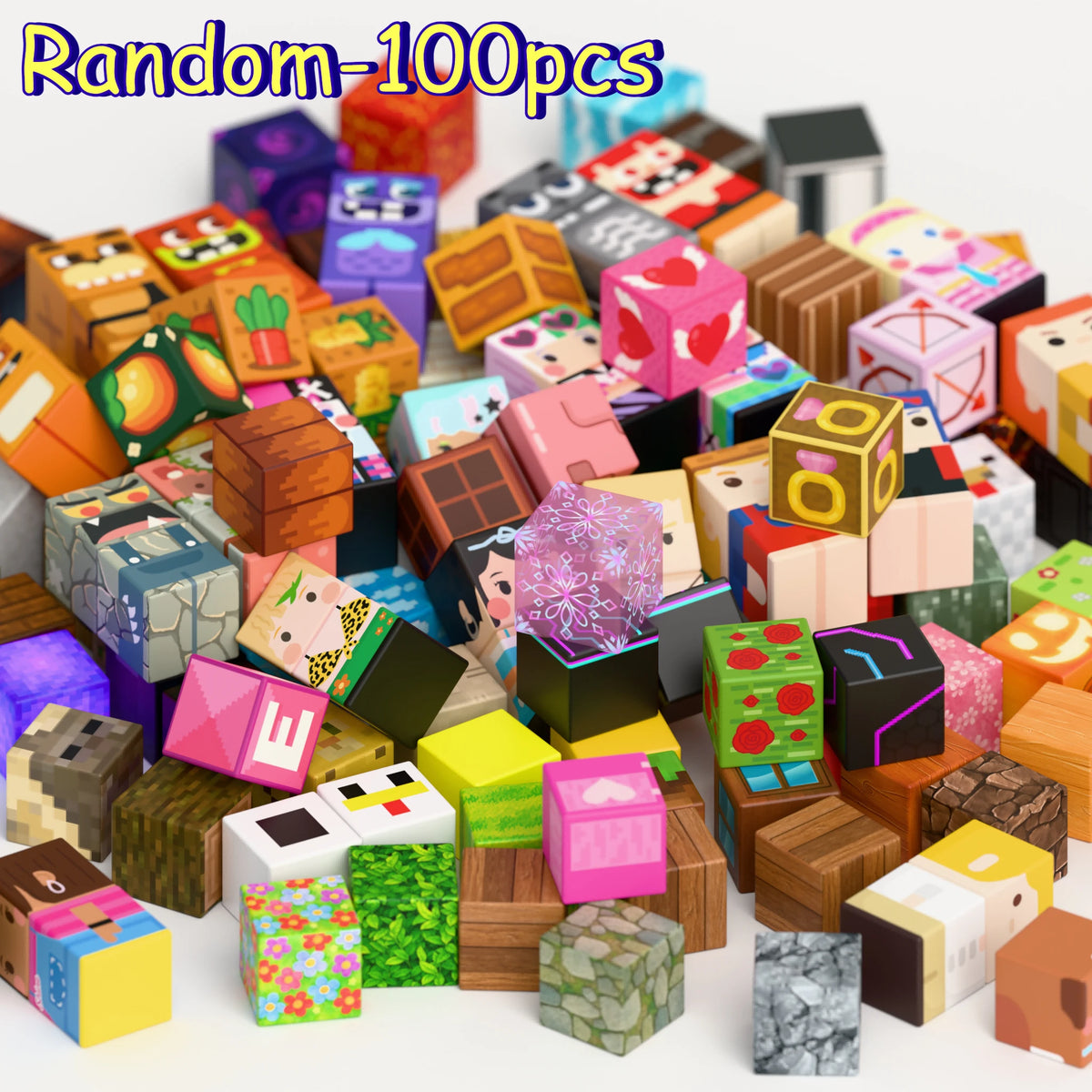 PixelCubyc Magnetic Building Blocks